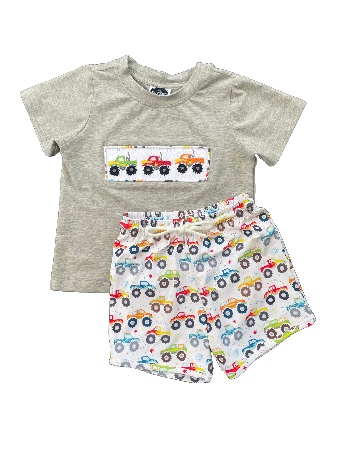 Smocked Monster Truck Set