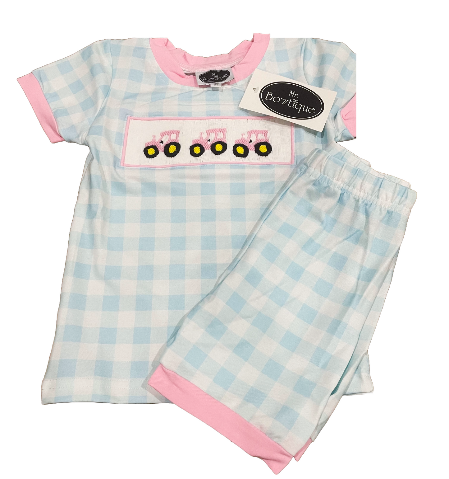 Smocked Tractor Lounge Set
