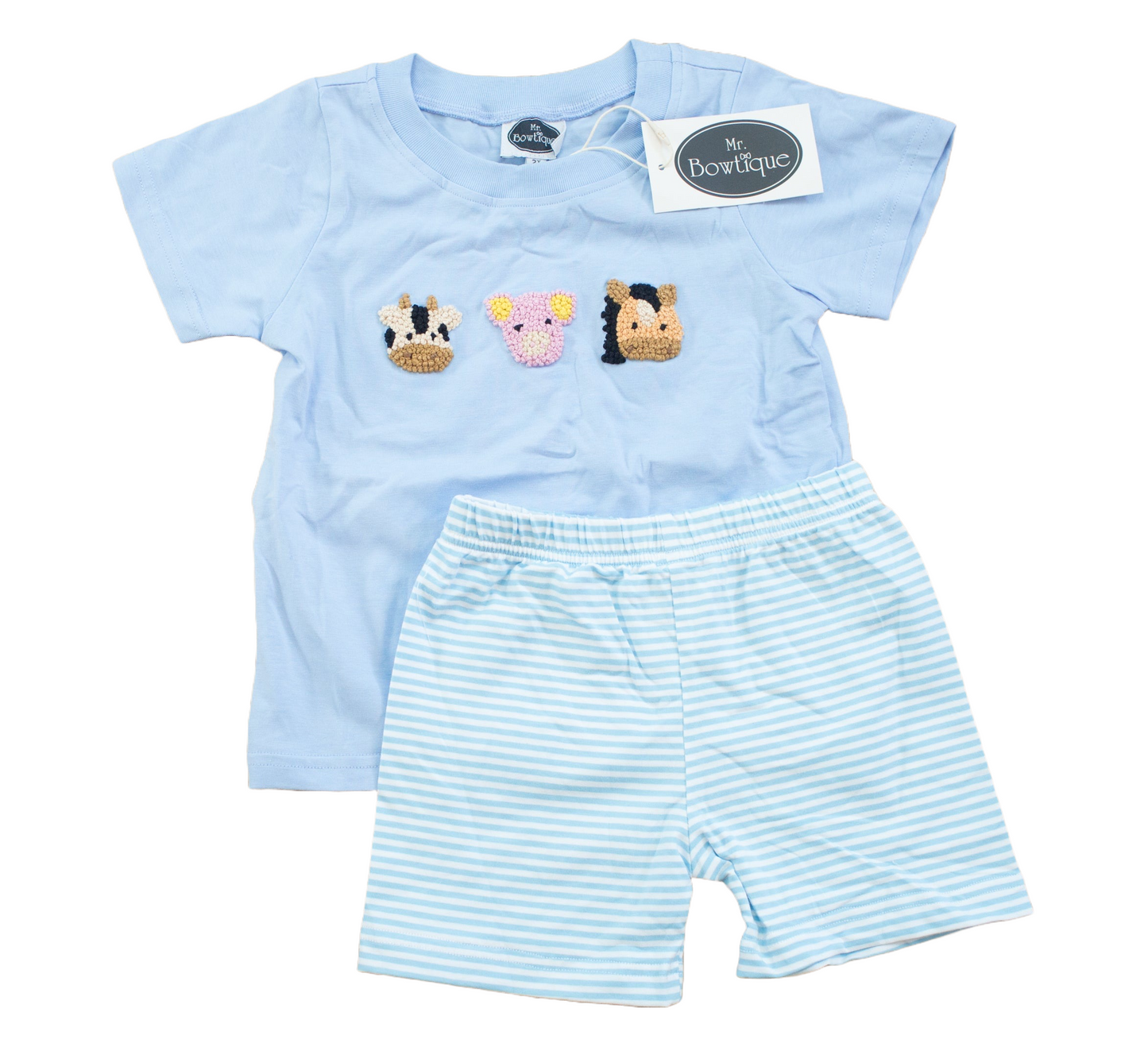 French Knot Farm Animal Short Set