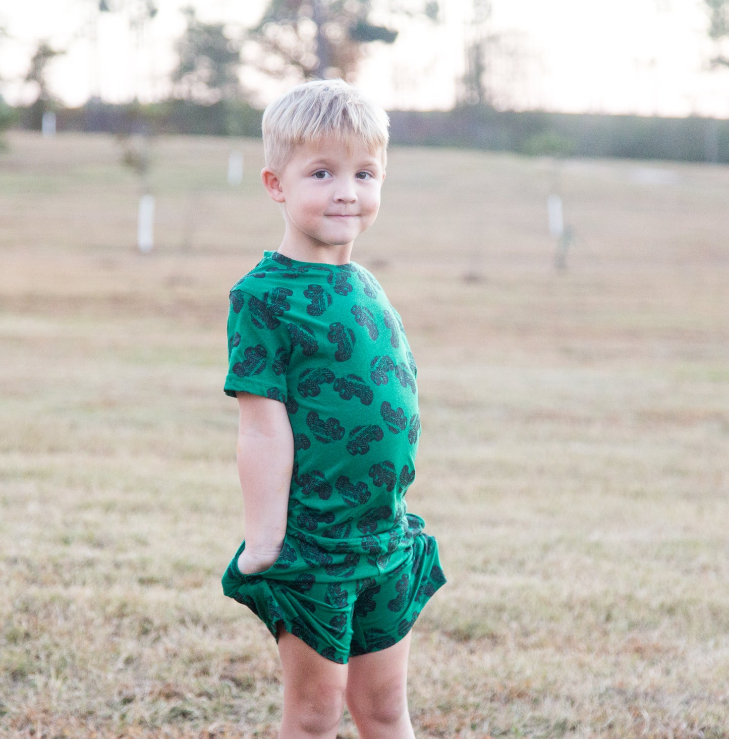 Monster Truck Short Set