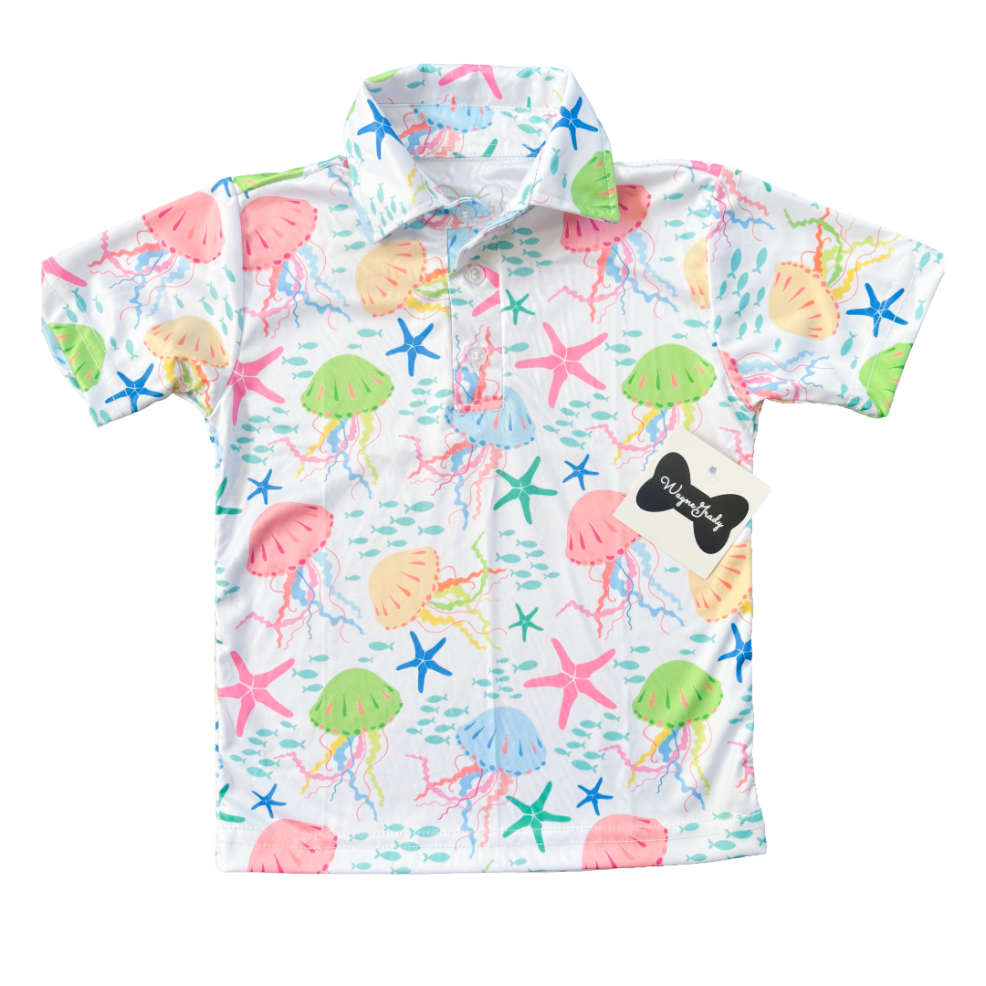 WayneGrady Jellyfish Performance Polo - Dad Match Option
