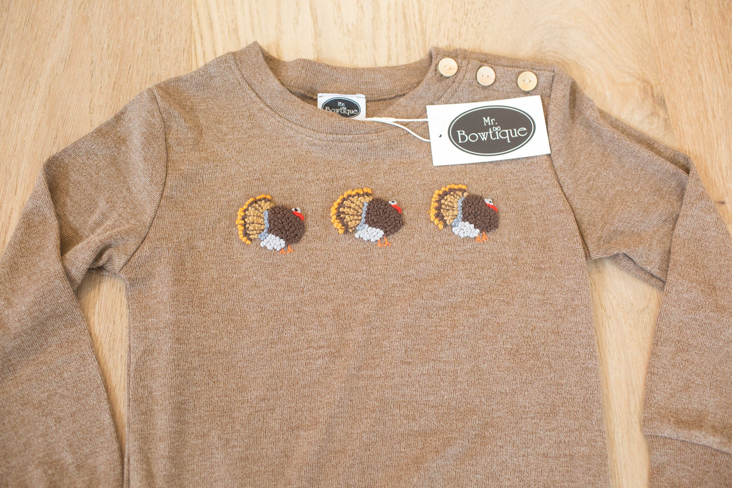 French Knot Turkey Sweater