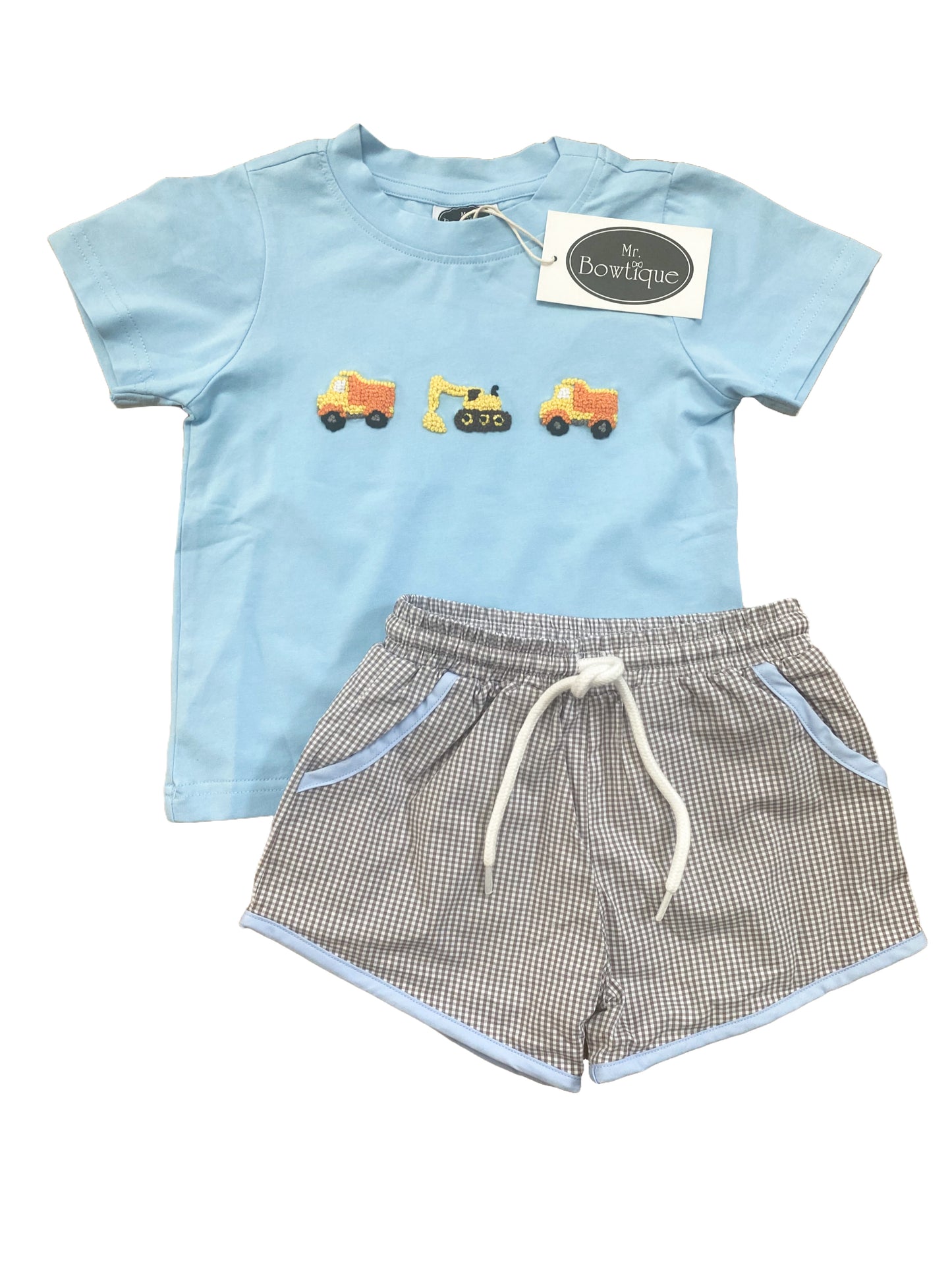 French knot construction short set