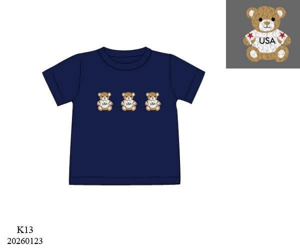 PREORDER French knot USA Bear