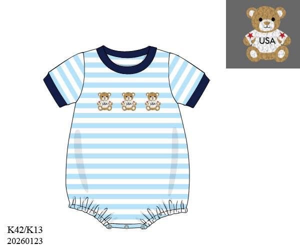 PREORDER French knot USA Bear Bubble