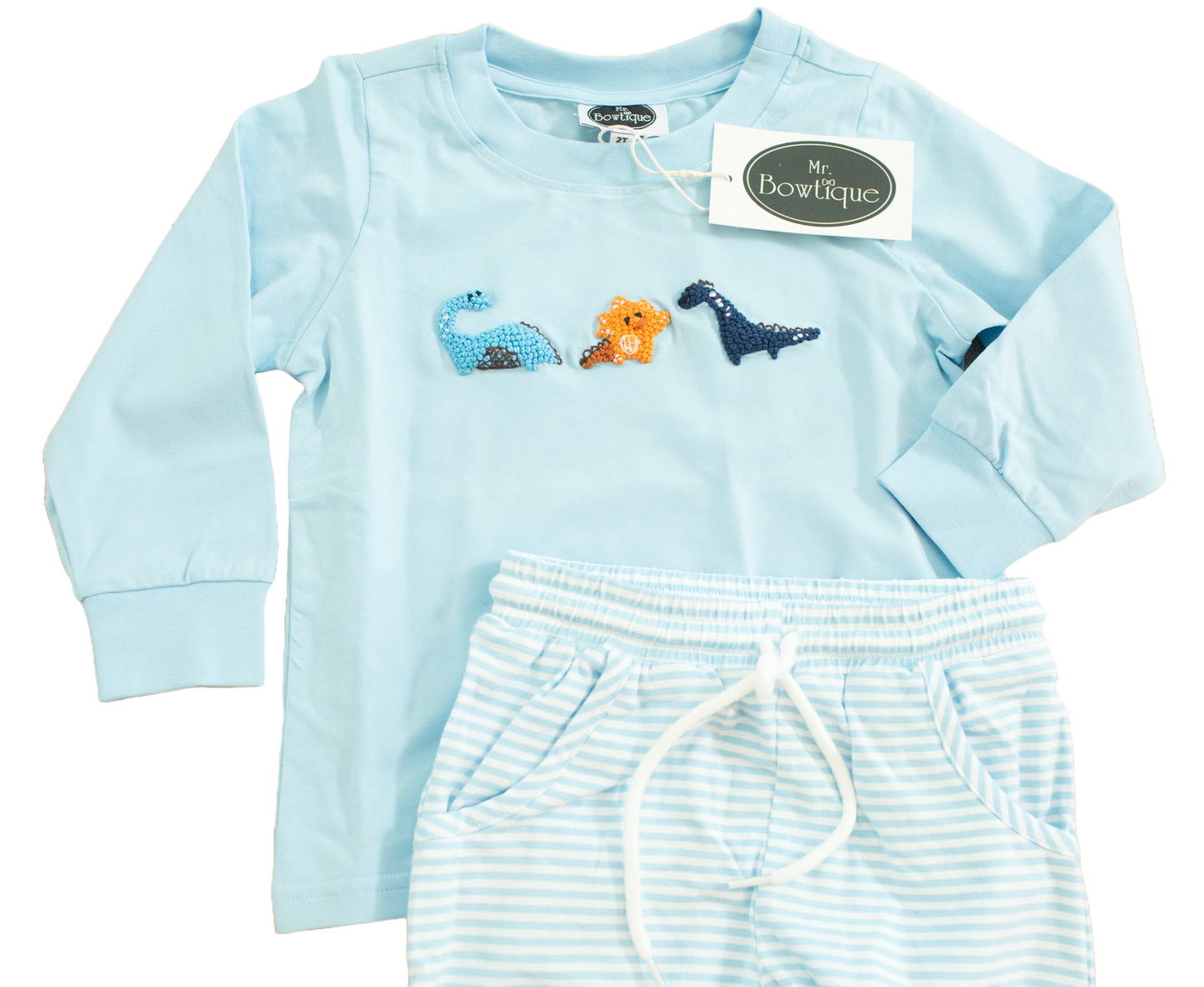 French Knot Dino Jogger Set
