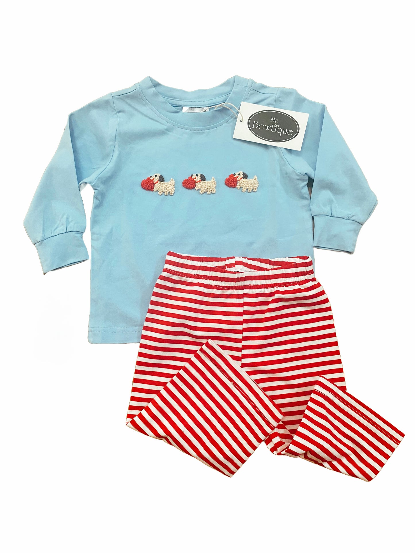 French Knot Puppy Love Pant Set