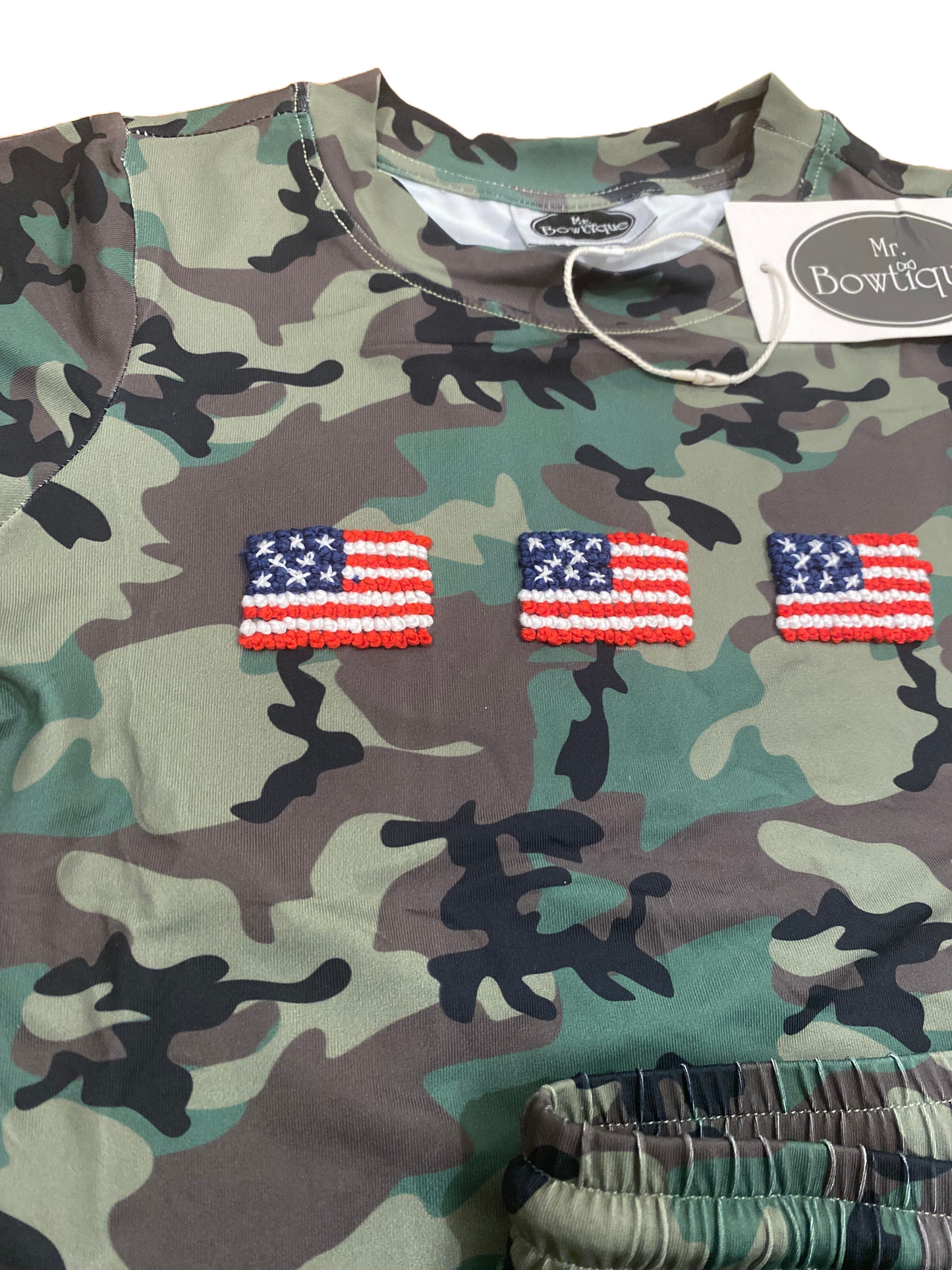 Camo French Knot Flag