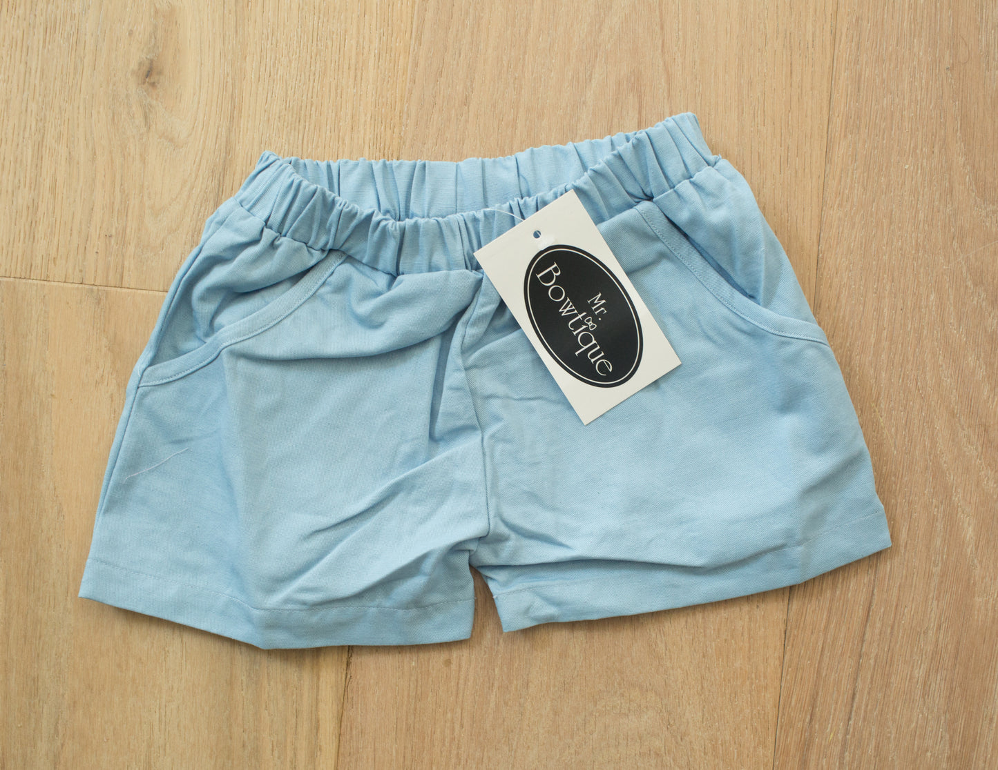 Pull-on Shorts light blue