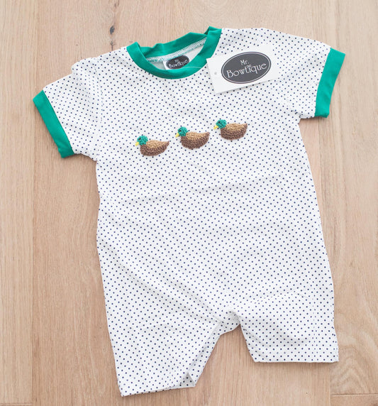 French Knot Duck Romper