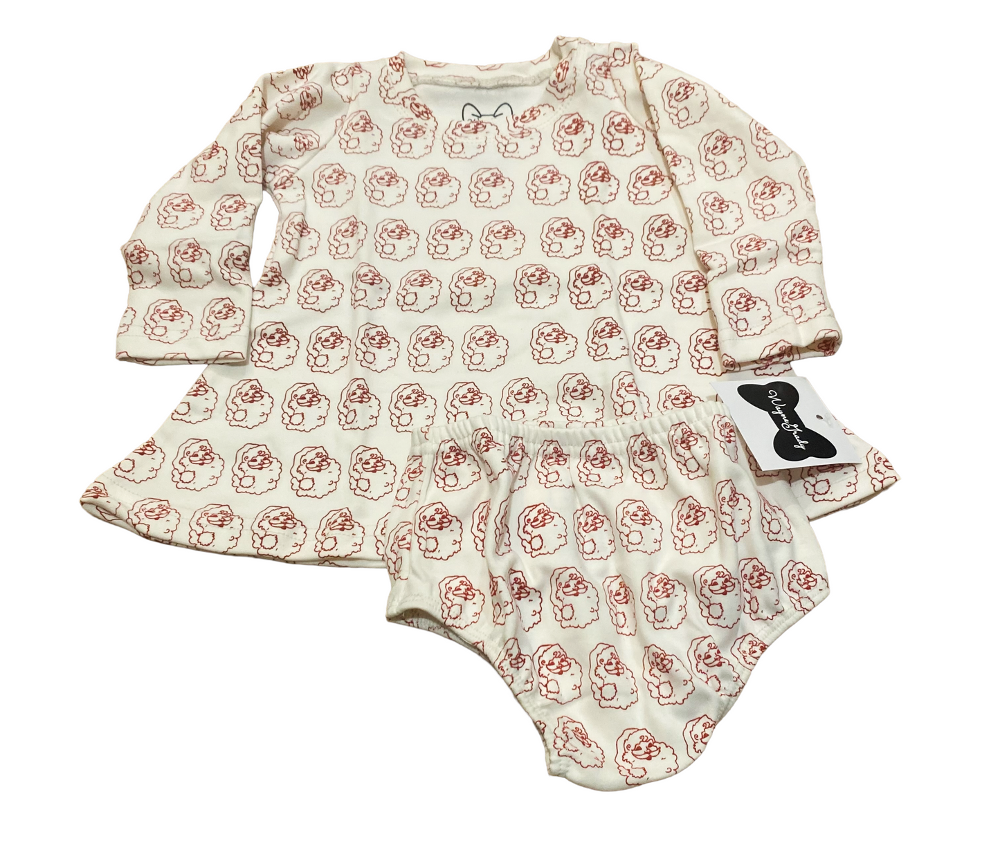 Very Jolly Dress Diaper Set