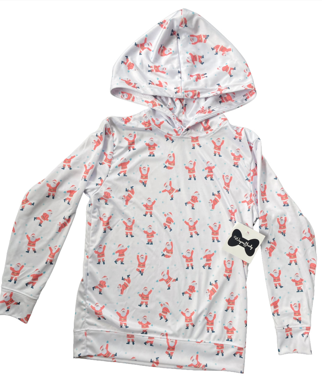 Silly Santa Performance Hooded Pullover