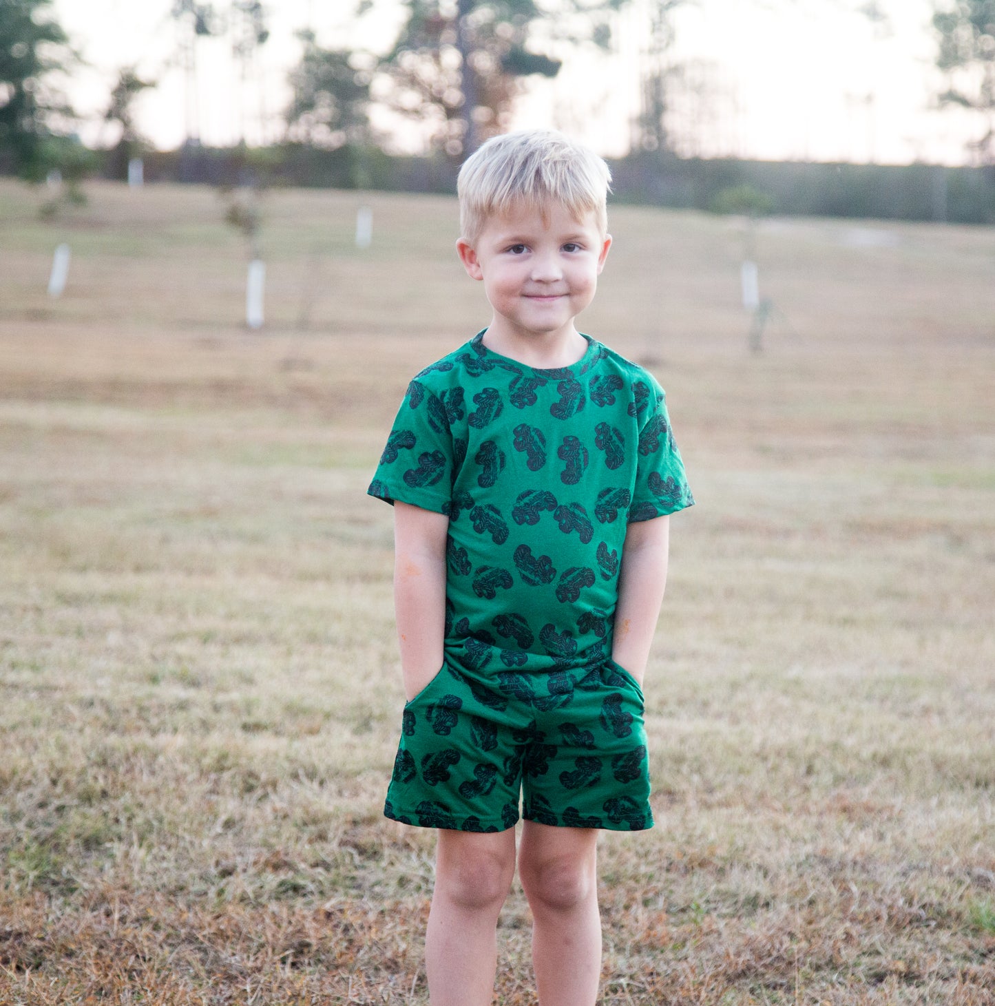 Monster Truck Short Set
