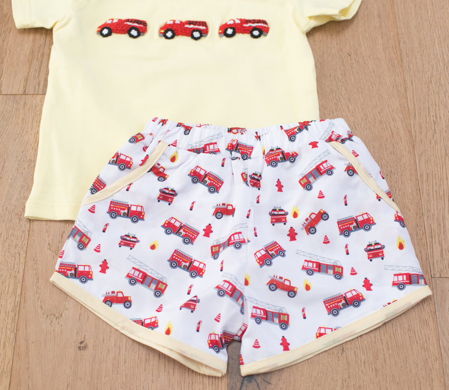 French Knot Fire Truck Set