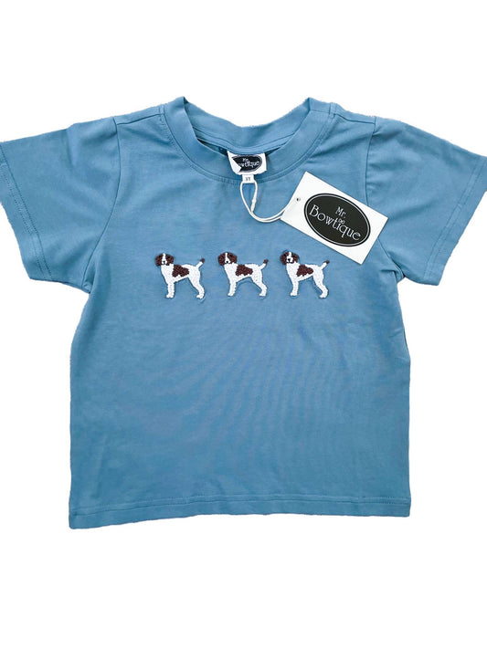 French Knot Spotted Dog Shirt
