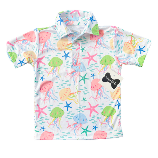 WayneGrady Jellyfish Performance Polo - Dad Match Option