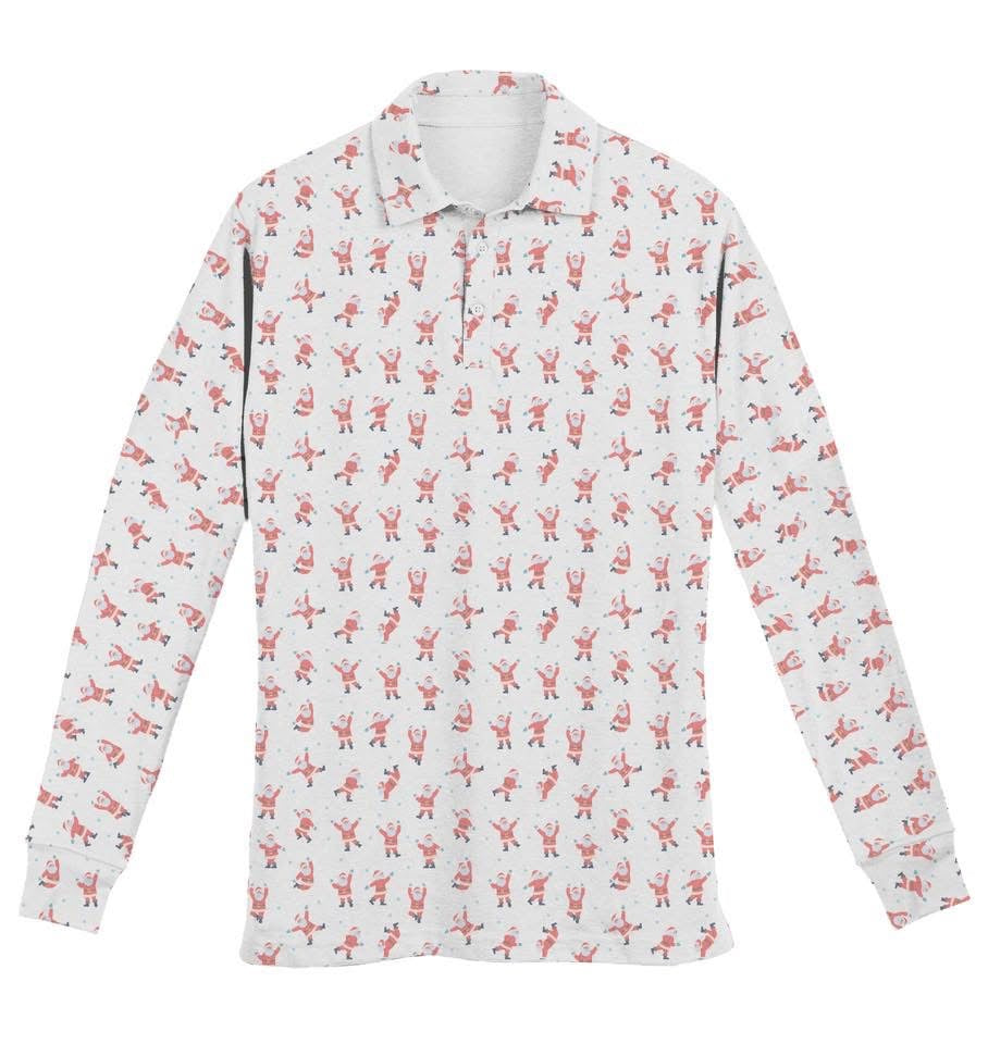 Silly Santa Performance Hooded Pullover