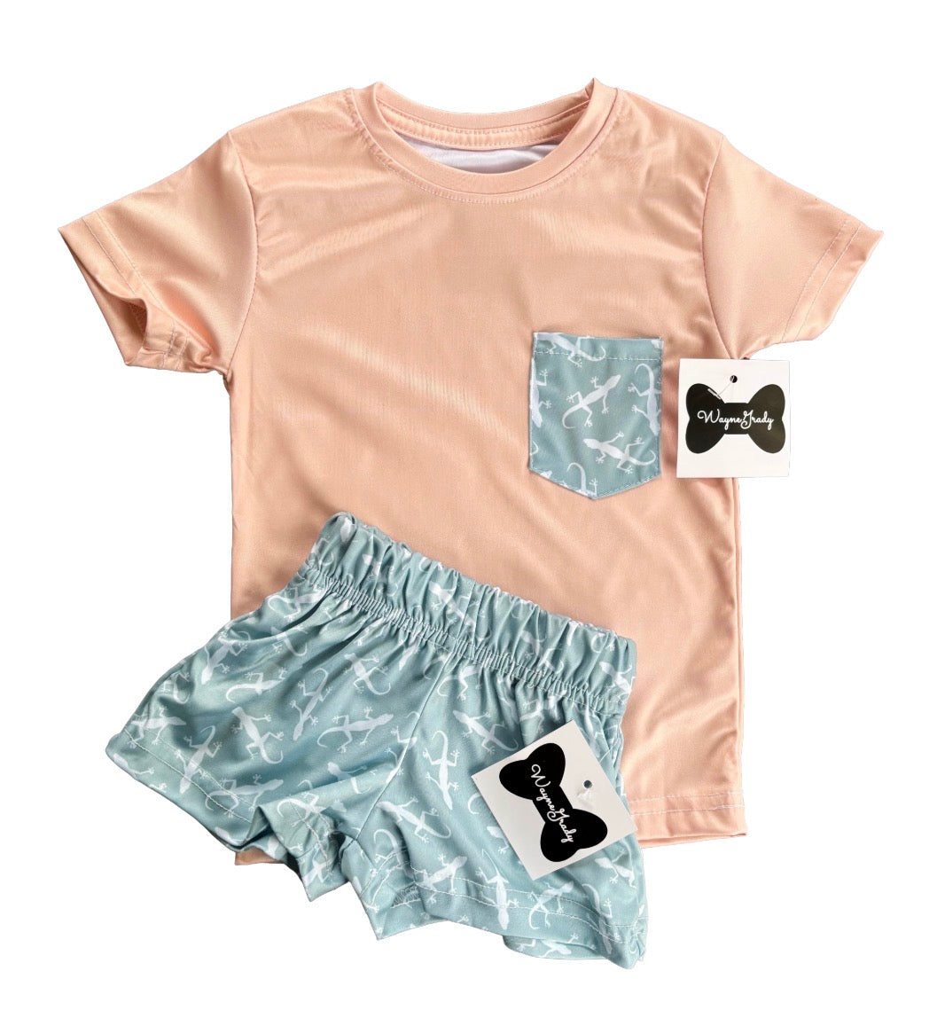 WayneGrady Lizard Short Set