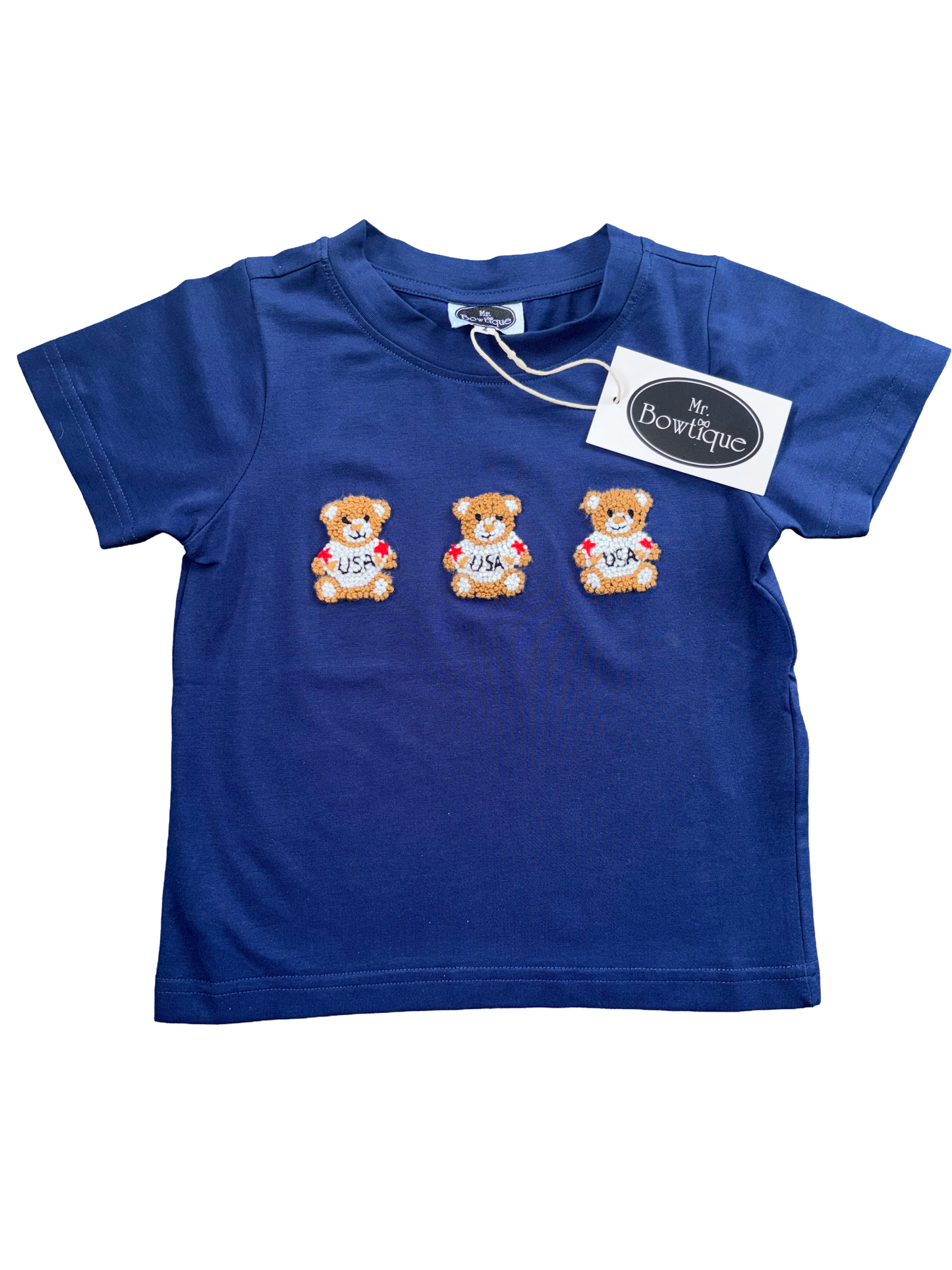French knot USA Bear Shirt
