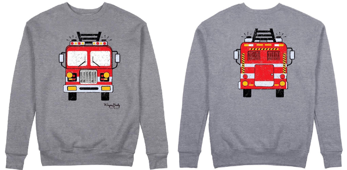 WayneGrady Fleece Fire truck
