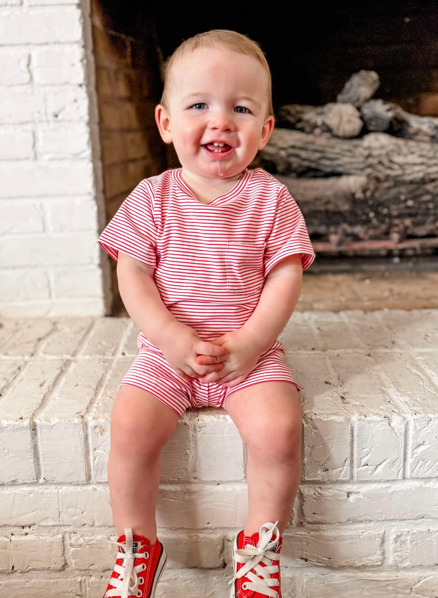 Red and White Striped Basic Set