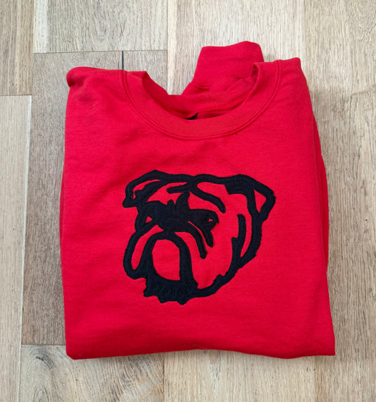 Gildan Dawg Red Sweatshirt