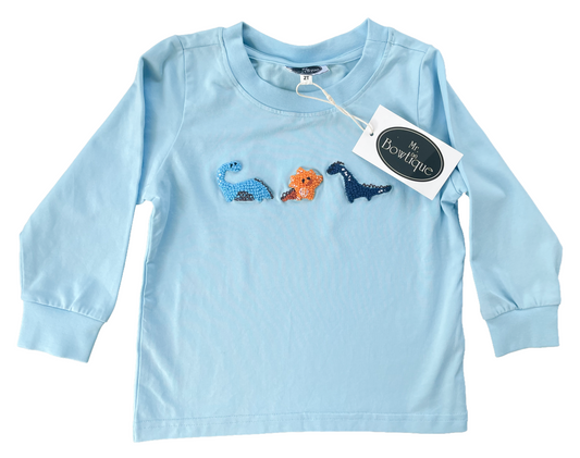 French Knot Dino Long Sleeve