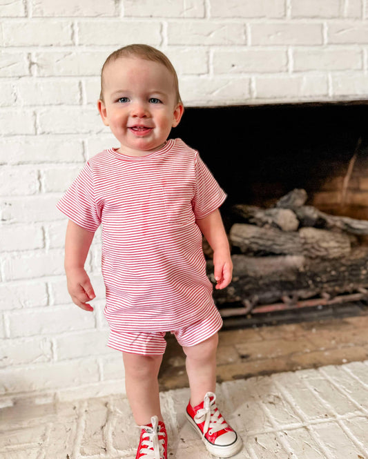 Red and White Striped Basic Set