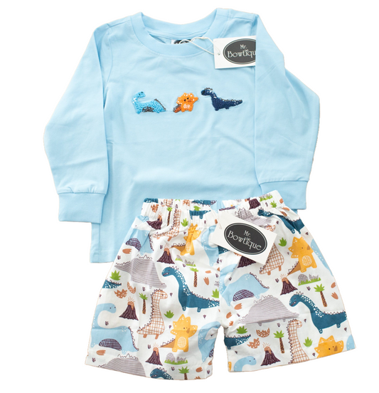 French Knot Dino Long Sleeve