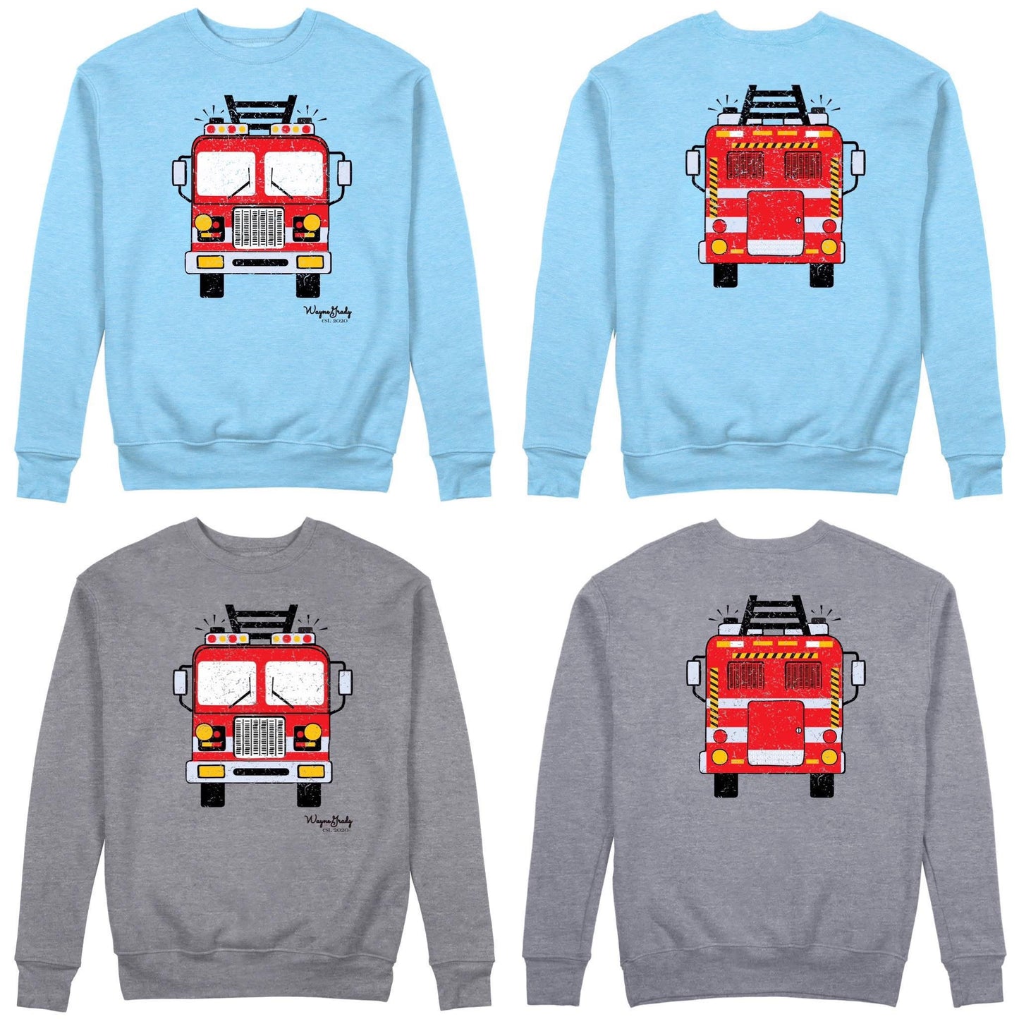 WayneGrady Fleece Fire truck