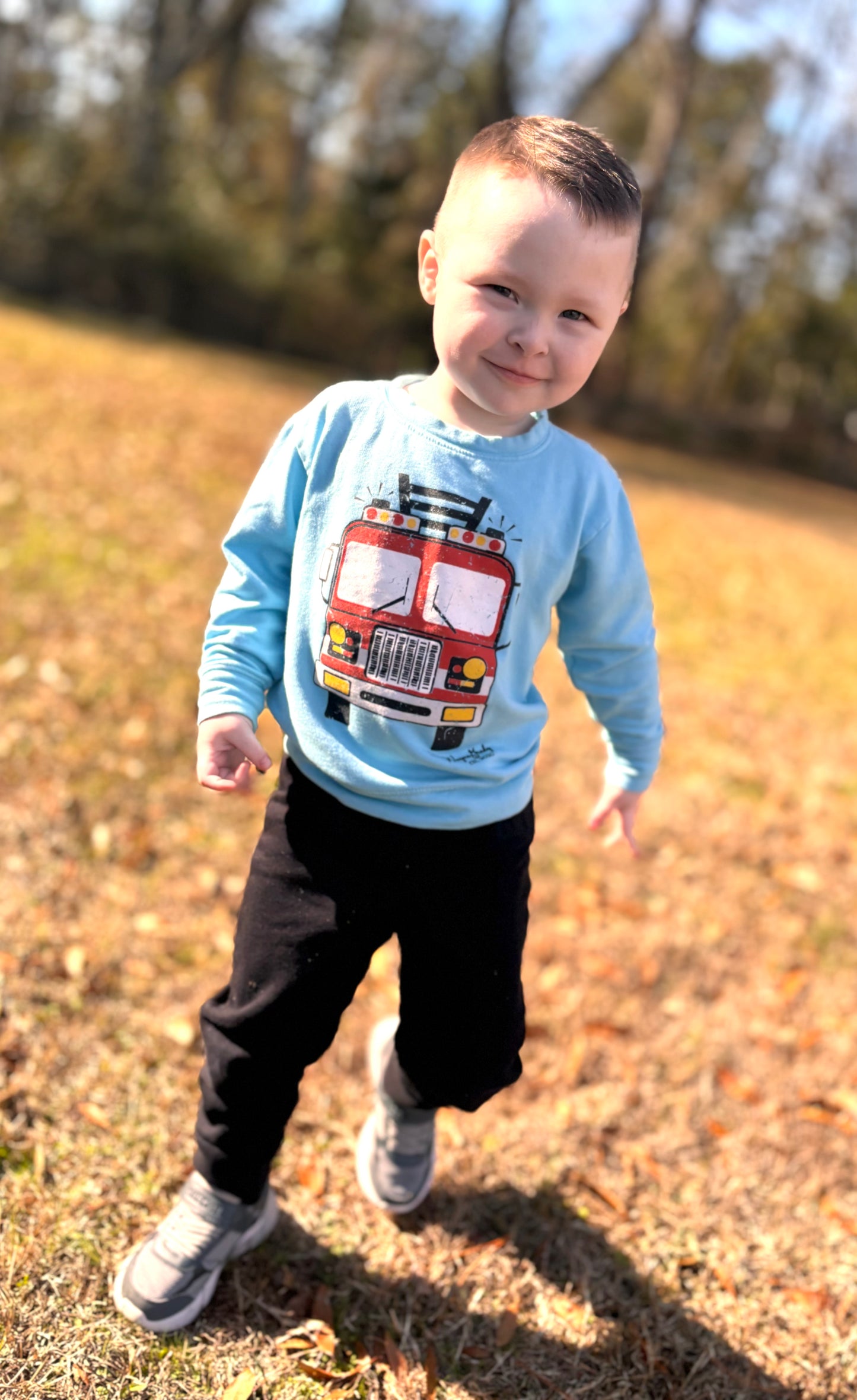 WayneGrady Fleece Fire truck
