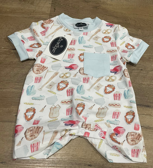 Baseball Romper
