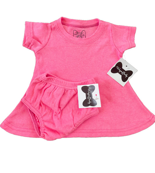 WayneGrady Ribbed Diaper Set