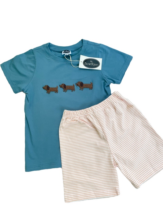 French knot Doggy Short Set