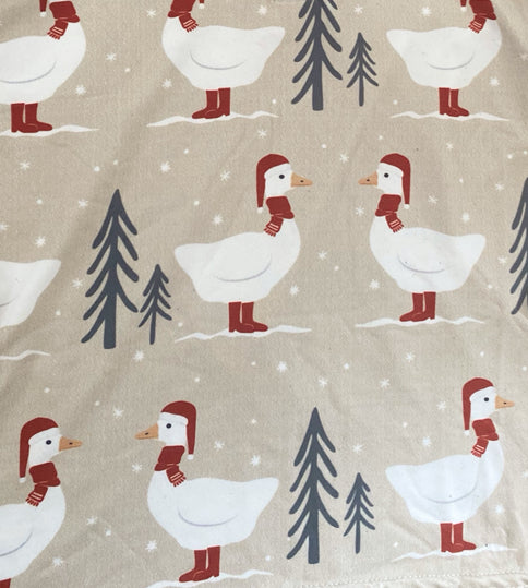 The Winter Goose Dress Diaper Set - Long sleeve