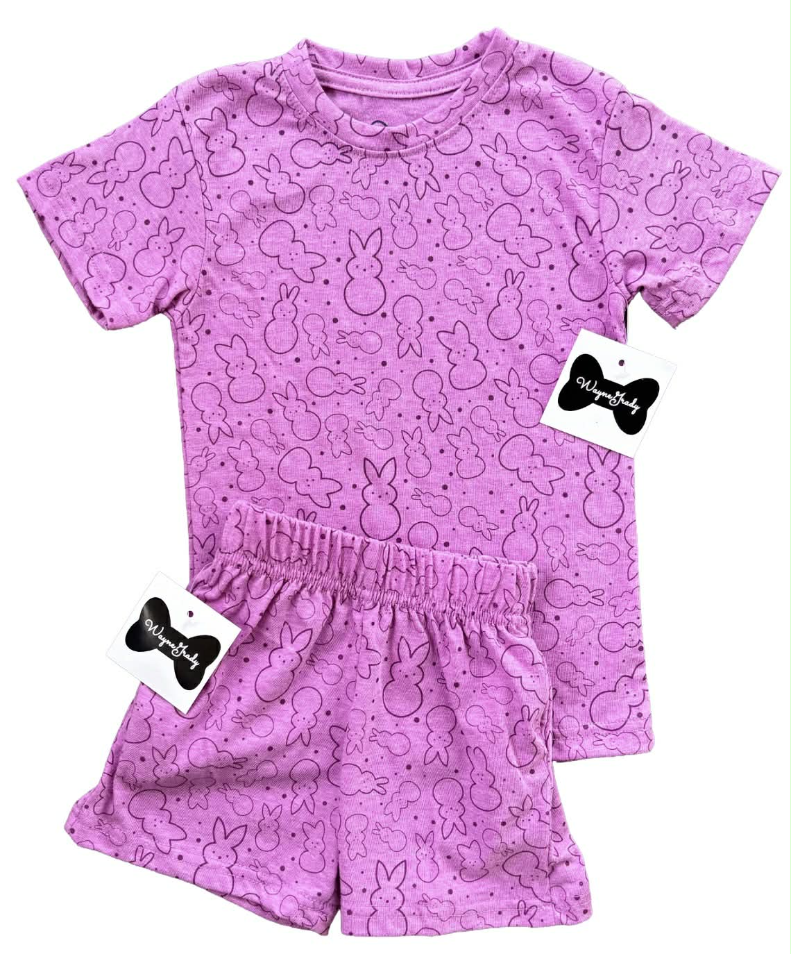WayneGrady Some Bunny Loves You Short Set - Boy and Girl Options
