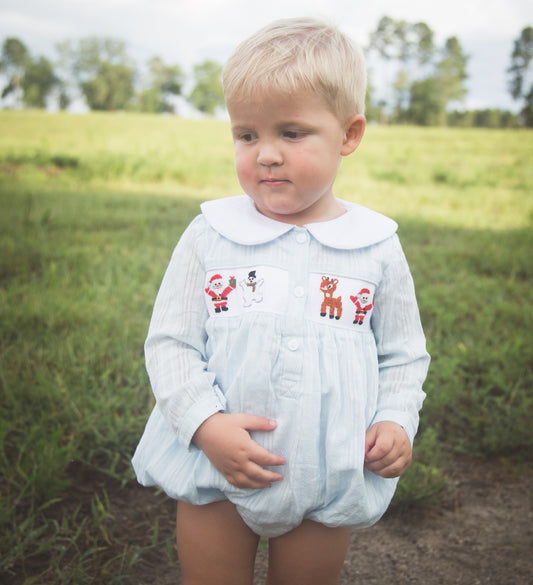 Smocked Vintage Christmas Bubble