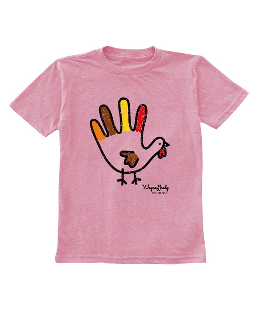 Hand Turkey - Pink- Adult