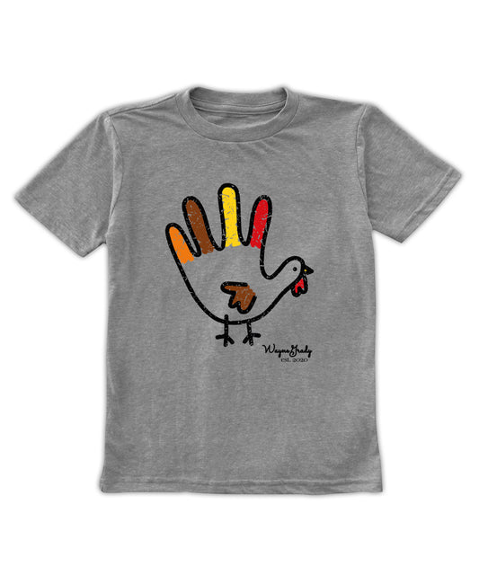 Hand Turkey - Gray - Kid